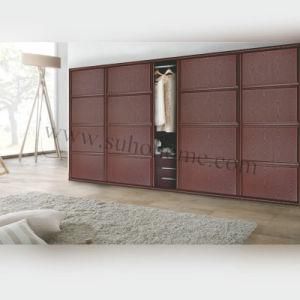 Wooden Closet with Aluminium Sliding Doors V2699 (Sunrunner W.) B