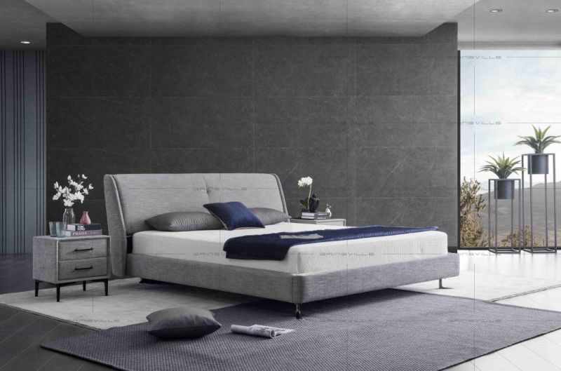 Simple Design King Bed for Bedroom Hotel Furniture Gc1820