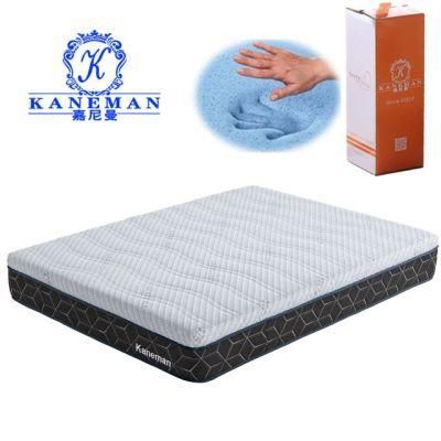 25cm / 10&prime;&prime; Inch Memory Foam Mattress Roll up Twin Full Queen King Bed Furniture Comfort