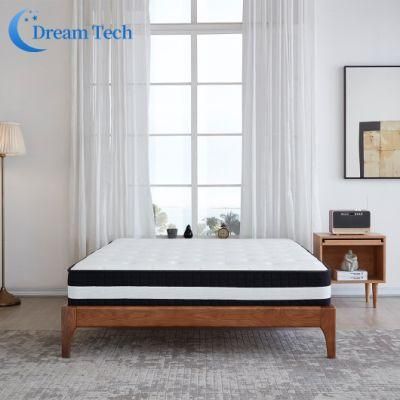 Sleep Well Cooling Homg Time Use Hotel Room Massage Cushion Memory Foam Mattress (LZN1613)