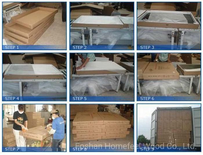Hot Sales Furniture Simple Two Door Design Bedroom Wooden Wardrobe (HF-WB33)