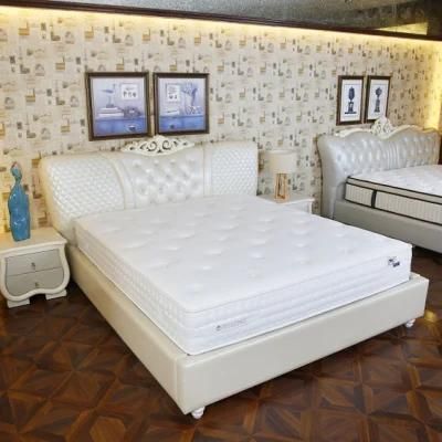 Luxury Living Room Furniture King Bed Pocket Spring Mattress