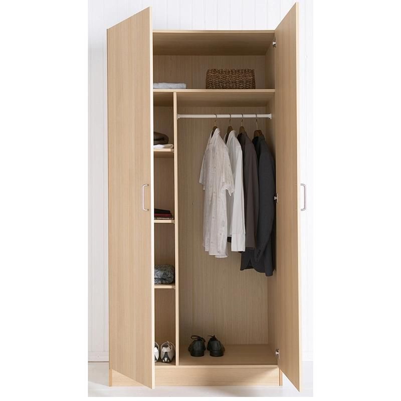 Wooden Design Home Hotel Furniture 20da202 2-Door Wardrobe