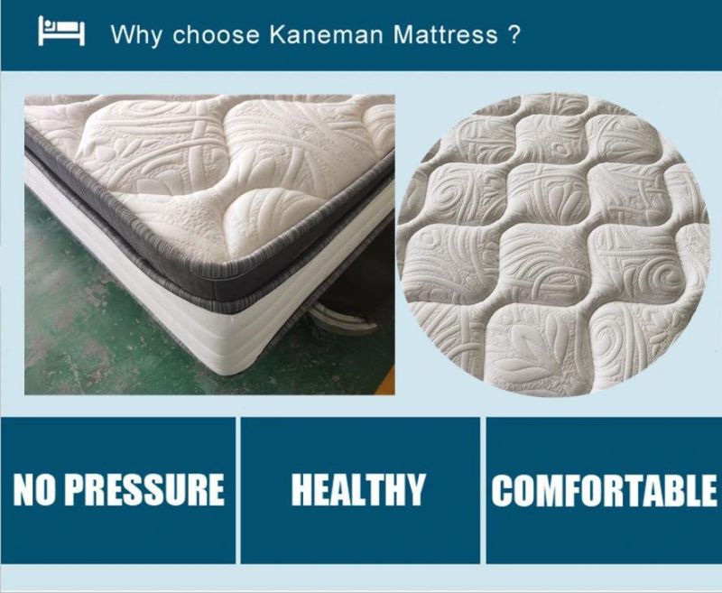 Compressed Memory Foam Mattress Pocket Spring Hotel Mattress