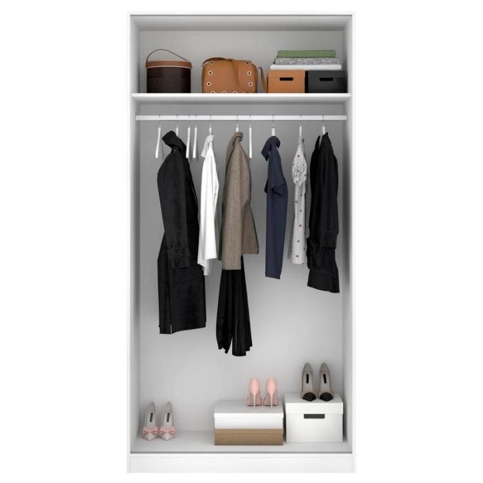 Simple Home Bedroom Storage Cabinet Furniture Wooden Wardrobe Closet