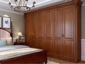 Solid Cherry Maple Bedroom Furniture Set American Style Solid Wood Closet Wardrobe