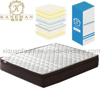 Luxury Mattress Pocket Spring Mattress Back Pain Memory Foam Mattress