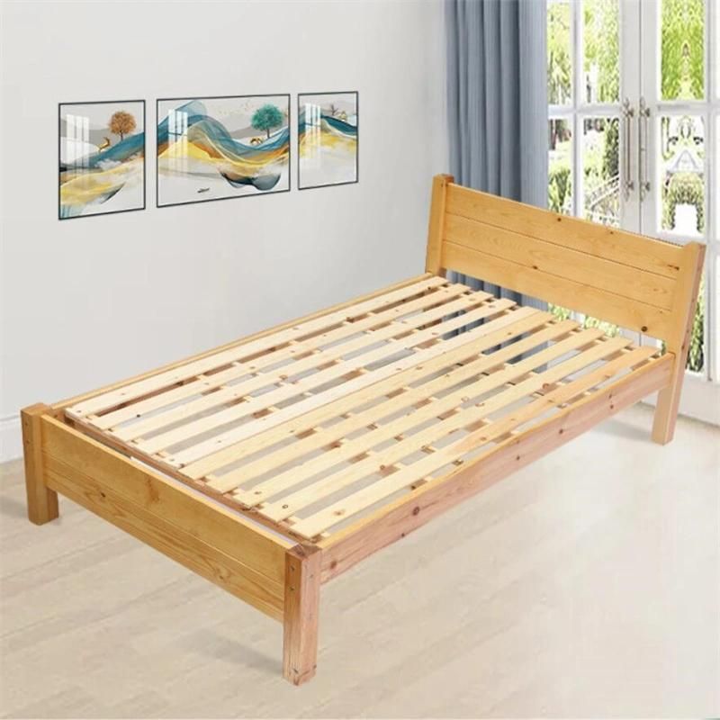 Hot Sales Multi-Specification Single Solid Wooden Bed