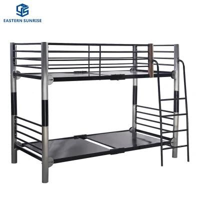 Factory Wholesale Army Students Use Metal Bunk Bed