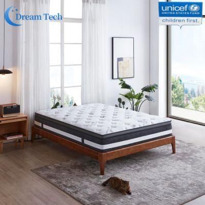 Customized Bedroom European Royal Soft Mattress High Density Foam Gel Memory Foam Mattress