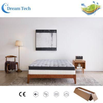 Euro Box Top Pocket Spring Memory Foam Double Mattress Relieve Stress Deepen Sleep Bed Mattress in a Box