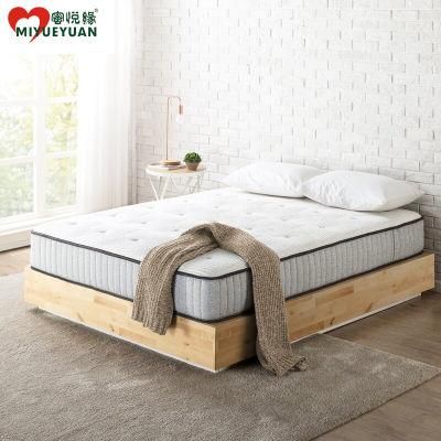 Resilient Zone Hotel / Apartment Bedroom Furniture 28cm Mattress with Relaxing Pocket Spring and Resilient Foam Latex Layer