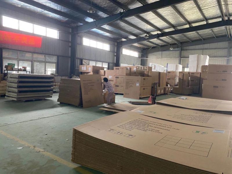 Huayang 2022 New Simple High Quality Bed with Fabric Bed
