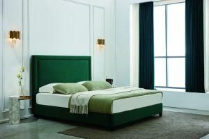 Leather King Bed Furniture Set Spring Mattress