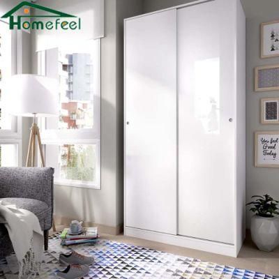 Bedroom Wooden White Sliding Door Cabinet Wardrobes Modern Furniture Wardrobe