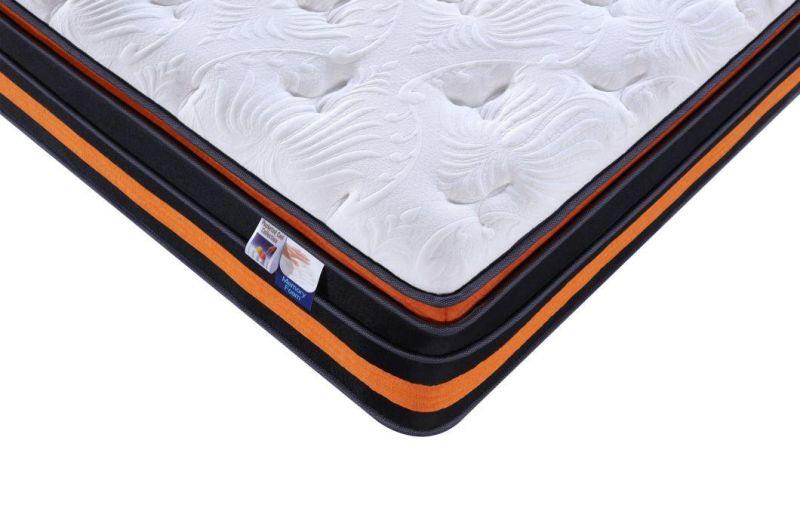 Pillow Euro Top Full Size Memory Foam Rolling-up Pocket Spring Coil Mattress