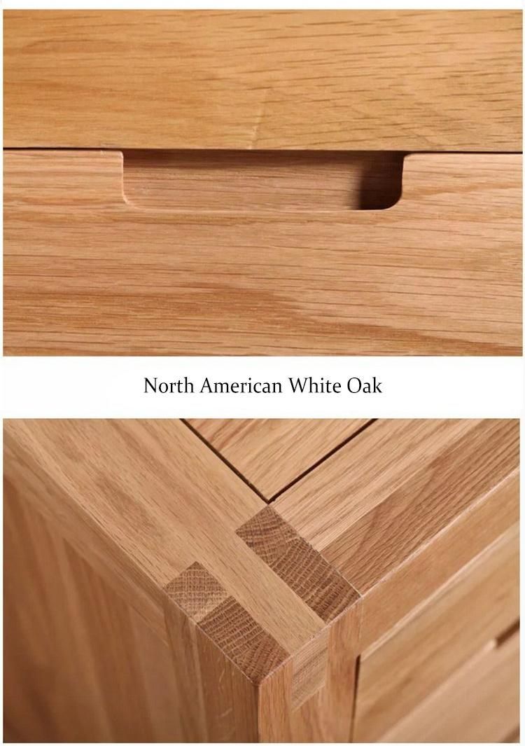 Furniture Modern Furniture Cabinet Home Furniture Bedroom Furniture Scandinavian Modern Nordic Art Deco Solid Wood Bedside Tables Shelf with 1 Drawer