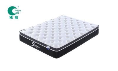 Tight Top Cool Fabric Gel Memory Foam Hotel Rolled Mattress