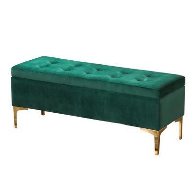 Hot Sales Light Luxury Sofa Stool Storage Stool Bed Bench