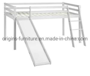 Children&prime;s Cabin Bed Frame with Slide &amp; Ladder