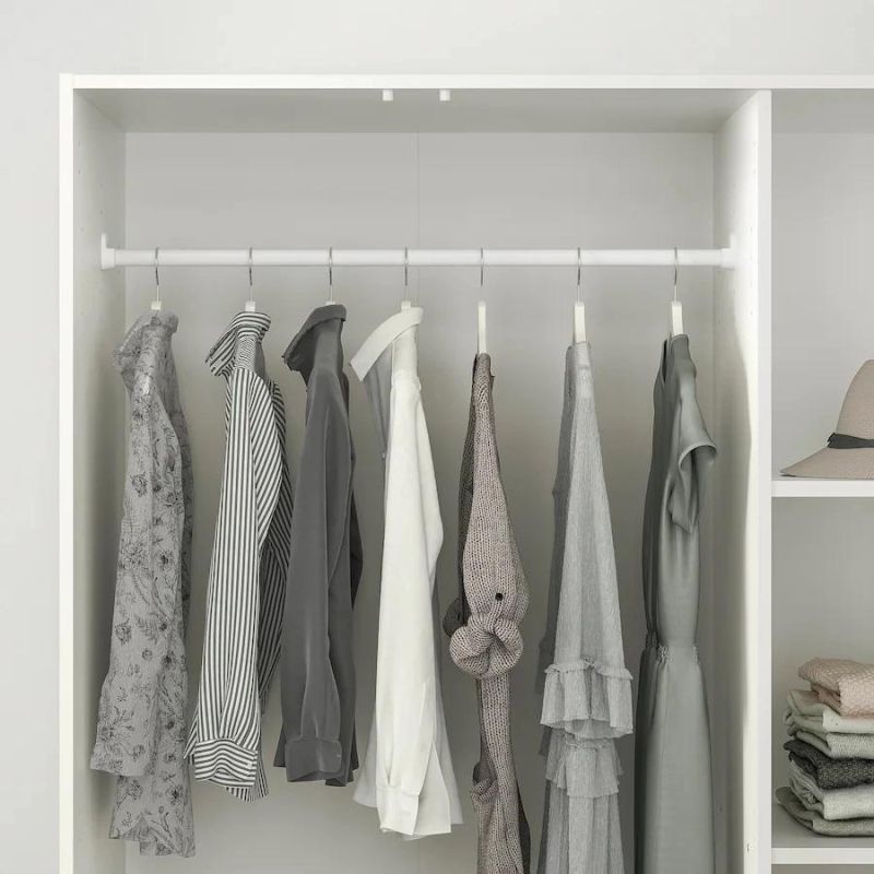 Modern White Wardrobe Cloth Cabinet for Bedroom Home Decoration