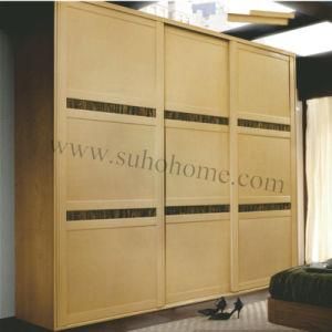 MDF Wooden Wardrobe Hot Sale Wardrobe Furniture (Solid wood) - B