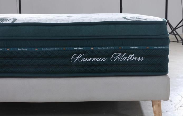 OEM Newest Design Wholesale Home Use Colchones Bamboo Fabric Vacuum Roll up Pocket Spring Mattress in a Box