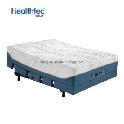 Ergonomic Motorised Slatted Bed Base Queen Size Electric Adjustable Bed