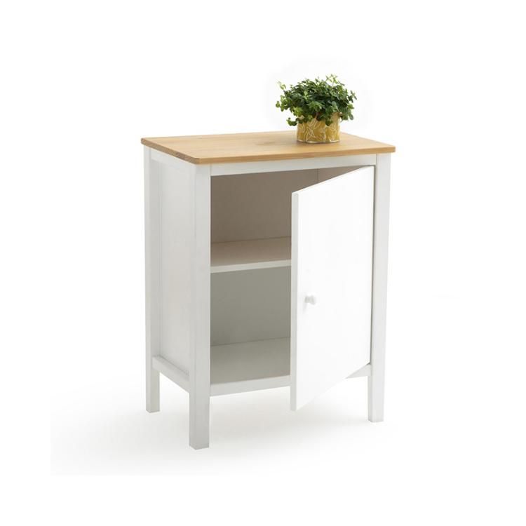 Living Room Wooden Small Bedside Table White Bedside Table Nightstand