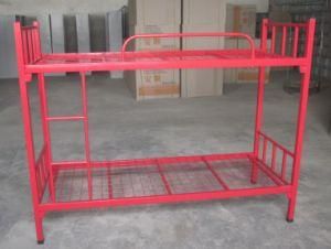 China OEM Design Red Metal Bunk Bed