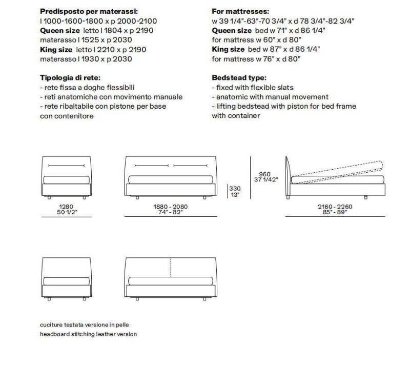 Jacqueline, Beds in Fabric, Latest Italian Design Bedroom Set in Home and Hotel Furniture Custom-Made