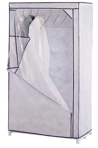 Simple Bedroom Fabric Portable Assemble Folding Sliding Cloth Wardrobe