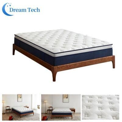 Sweat Absorption Emission Gel Memory Foam Hotel Pocket Coil Spring Mattress