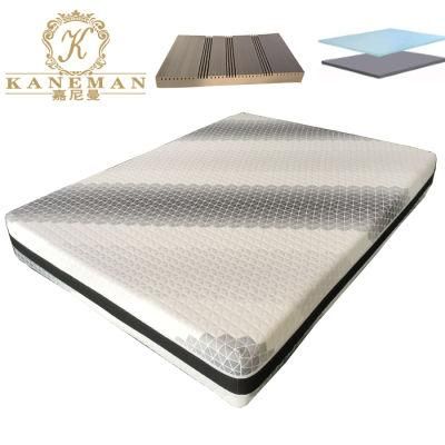 10 Inch and 12 Inch Luxury Cool Gel Memory Foam Mattress Roll in Color Box