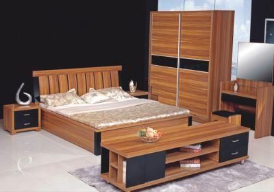 6PCS Durable Wooden Bedroom Wardrobe Set (HH23T)