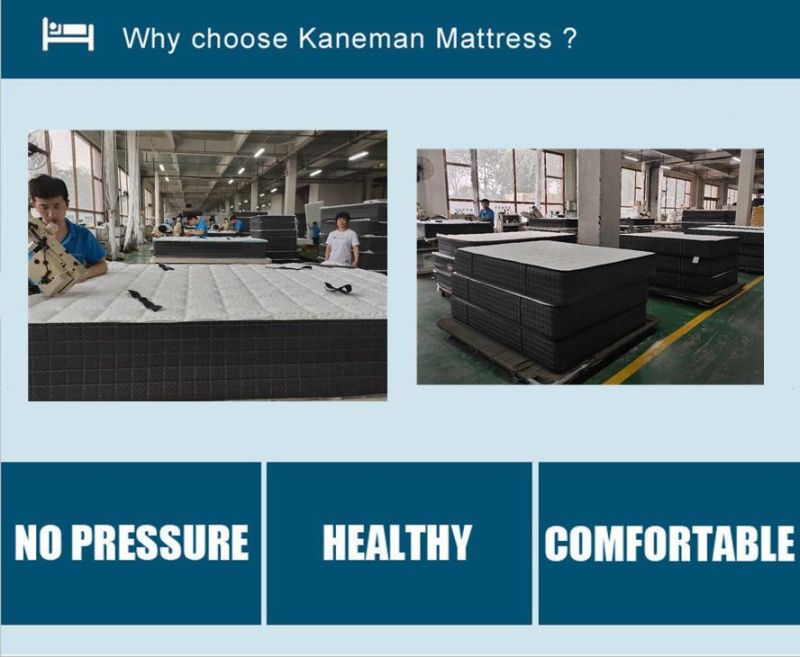 Both Sides Mattress Pocket Spring Mattress 12inch Memory Foam Mattress