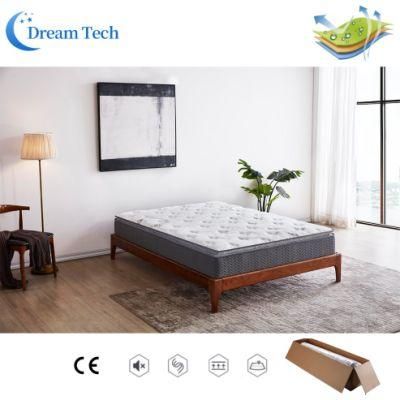 Wholesale Hot Sell Economic Vacuum Packed Spring Latex Mattress (LZN1612)
