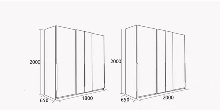 Modern Home Hotel Cabinet Living Room Furniture Bedroom Wooden Wardrobe
