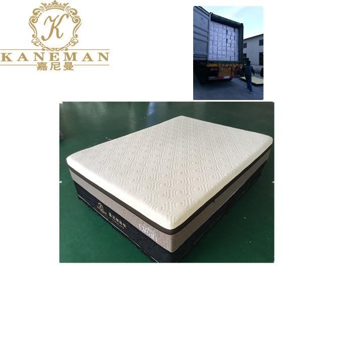 Rolled Packed Hotel Mattress Memory Foam Bed Mattress in a Box