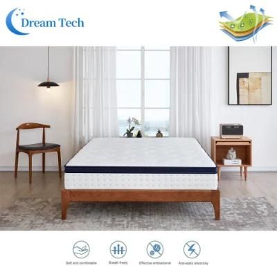 Targeted Support Motion Isolation Pillow Top Pocket Spring Natural Latex Spring Bed Mattress Package in a Box (YY011)