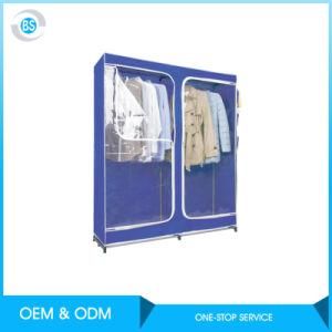 Popular Cloth DIY Style Metal Closets Large Folding Fabric Wardrobe for Organization