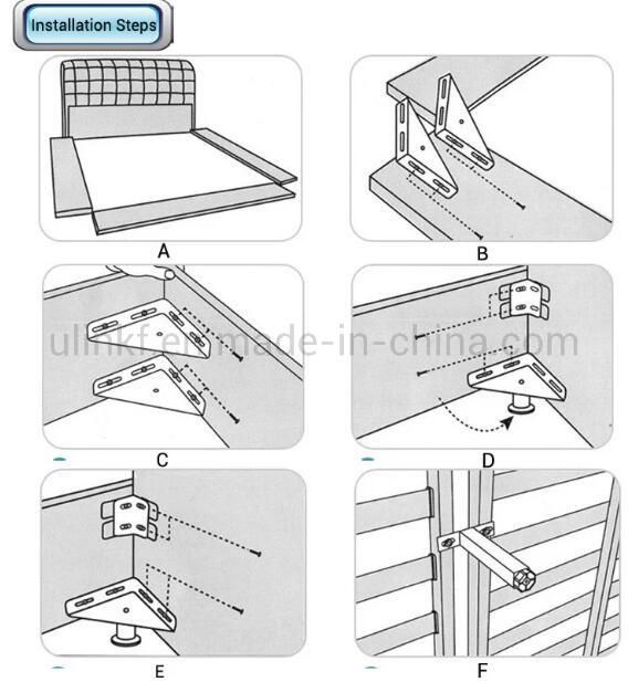 Hot Sell Wooden Hotel Furniture Double Single Bed (UL-9BE004)