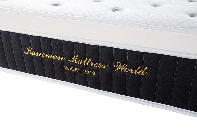 China Manufacturer Luxury Comfortable New Arrival Royal Pocket Spring Mattress Bed