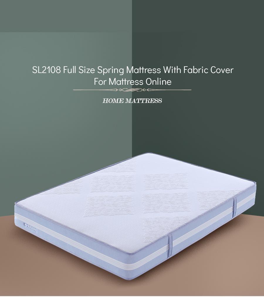 Hot Selling Bedroom Furniture Removable Fabric Cover Rolled Pocket Spring Mattress