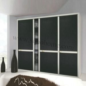 Wooden Closet with Aluminium Sliding Doors V2560 (Munich)