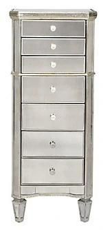 Widely Used Simple Style Excellent Workmanship Mirrored Tallboy Dresser
