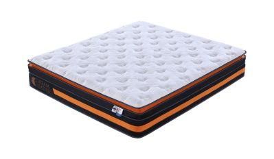 Pillow-Euro Top Full Size Memory Foam Rolling-up Pocket Spring Coil Mattress