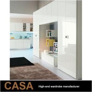 Overbed Cabinet Wardrobe with TV Unit Designer Living Room Closet