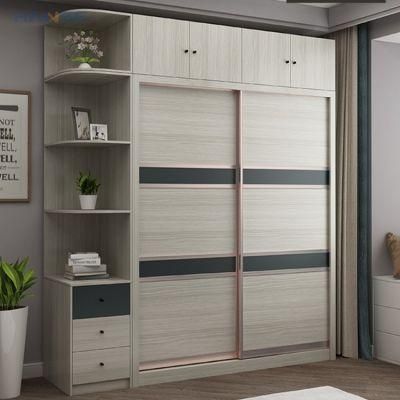New Design Office Freestanding Clothes Storage Double Door Wardrobes Bedroom 2door Solid Wood Clothing Wardrobe