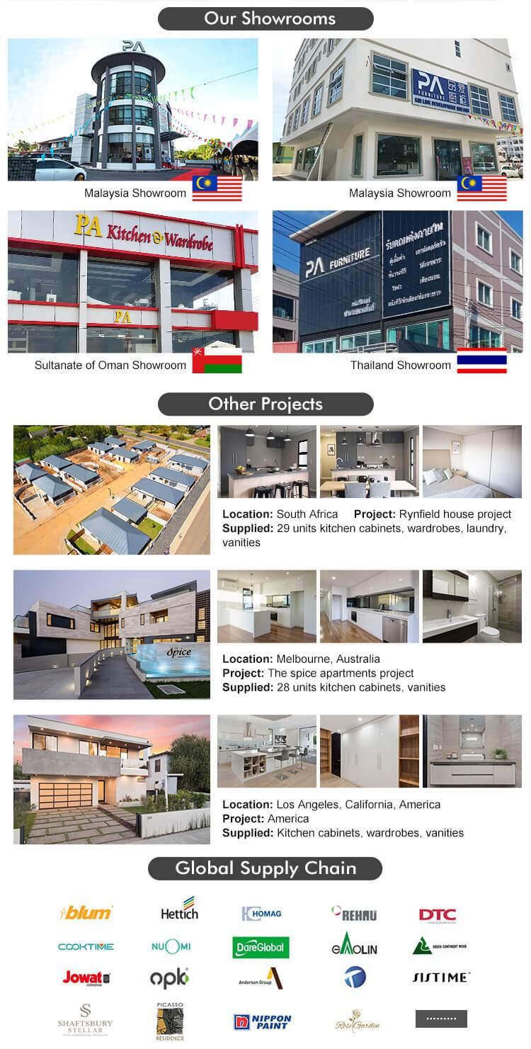 PA Factory Supply Customized Modern Furniture Closet Aluminum Profiles Sliding Glass Door Wardrobe